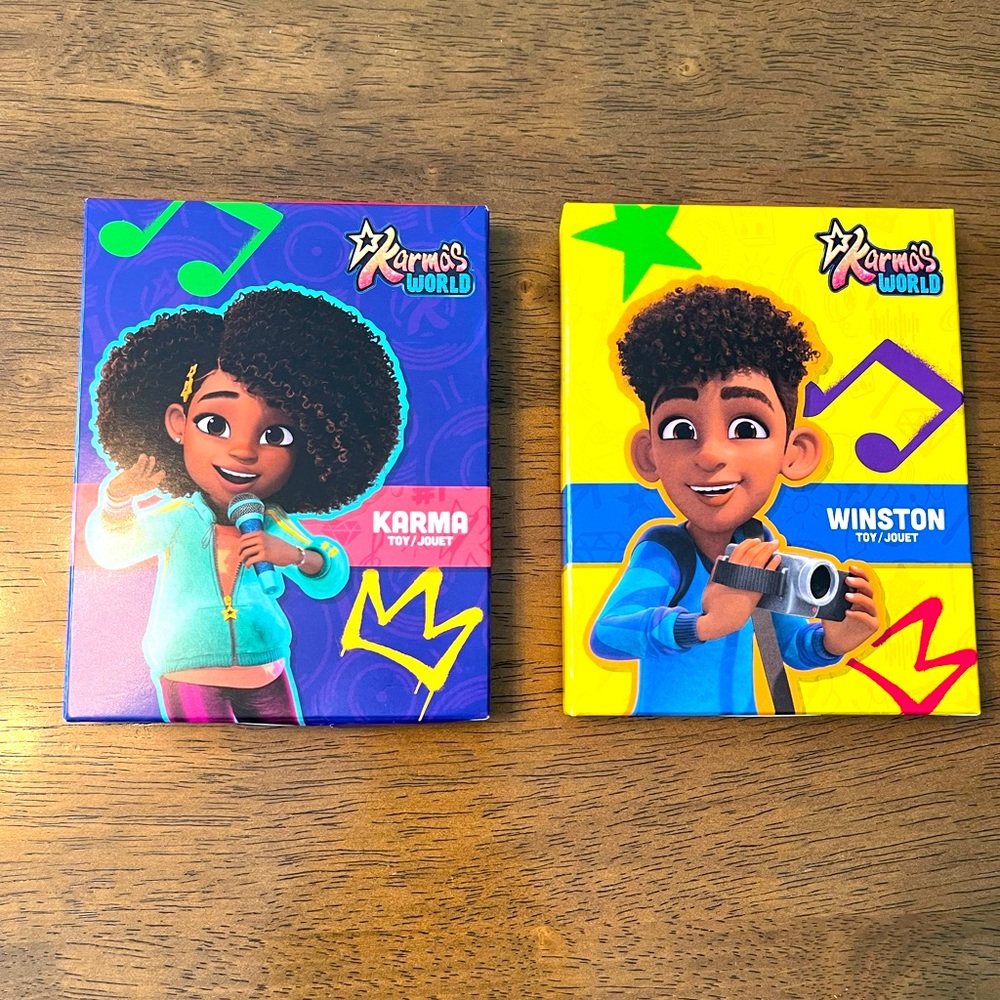 2 x Karma’s world McDonald’s happy meal toys (3 for $20)